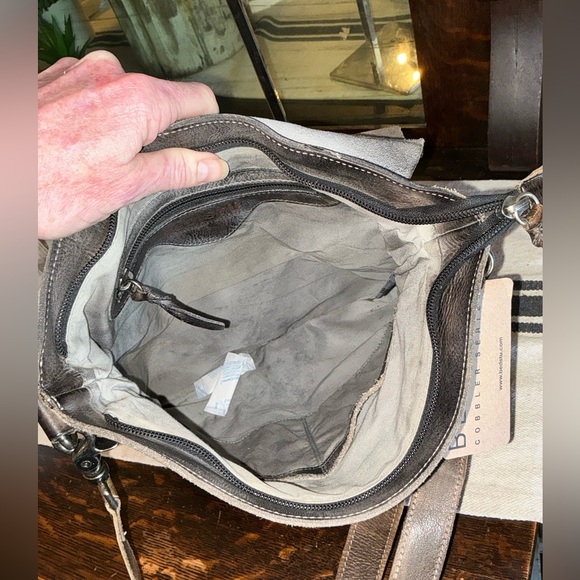 NWT Bed Stu Leather Jack Leather Crossbody Bag Black Lux Retail $245 - Picture 12 of 14